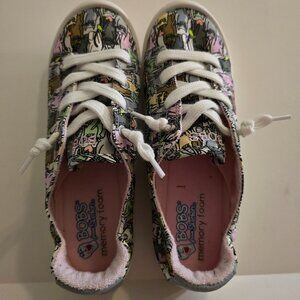 Bobs by Skechers with Cats Memory Foam Size 8